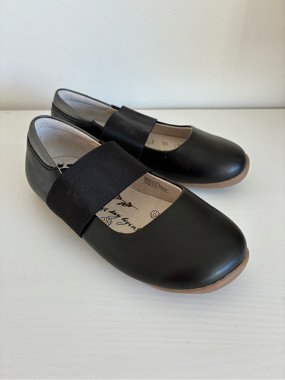 Livie & Luca Black Mary Jane Slip-On Shoes. Never Worn